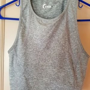 Zyia Heathered Gray Sports Bra